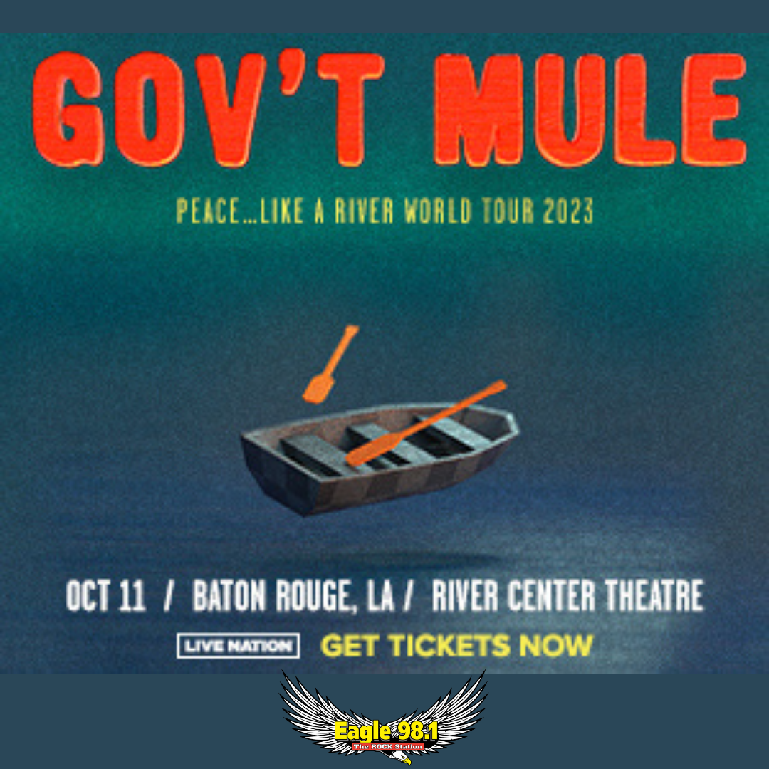 Gov't Mule logo - Eagle 98.1 - The ROCK Station